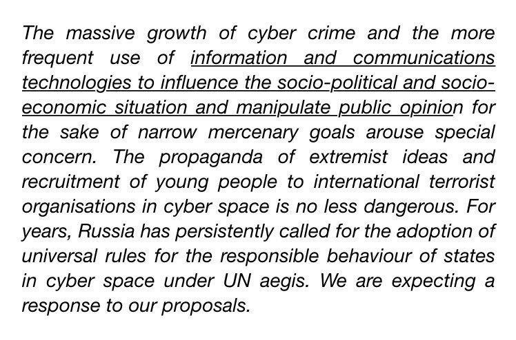 This pretty much explains exactly what the Kremlin is doing to the rest of us. Kremlin always says what it does clearly