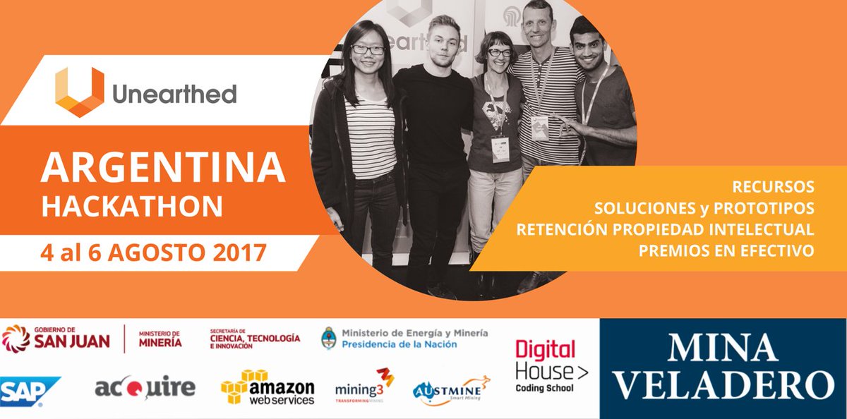 Unearthed_S's tweet photo. #UnearthedAR promueve la creación de compañías para resolver los problemas de la industria minera utilizando nuevas tecnologías. https://t.co/oa66MVQ8dw
