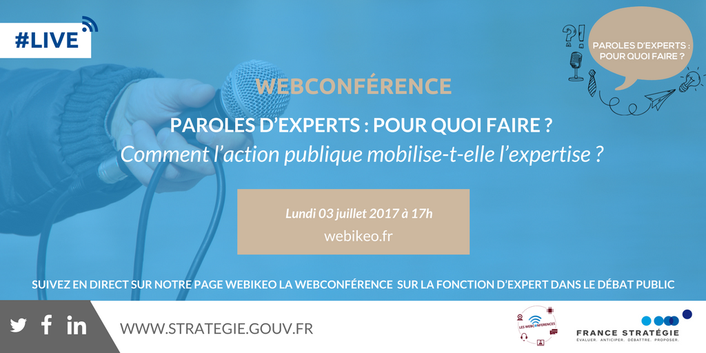 StrategiePlan's tweet photo. [#Live] Inscriptions pour suivre le séminaire sur la fonction d'#expert dans le débat public et la décision publique https://t.co/qnilNuTSEk https://t.co/vpm0njlNRY