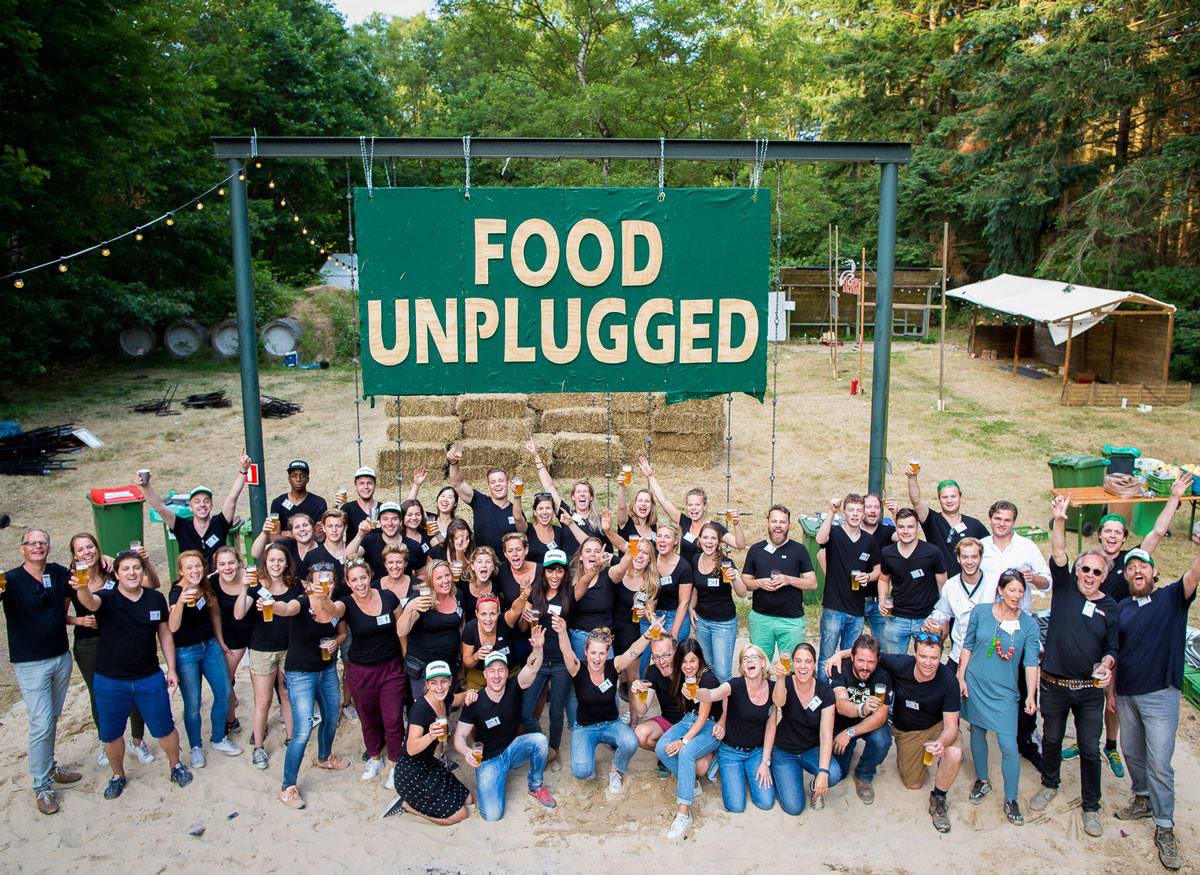 Throwback naar de échte kick-off vh festivalseizoen. Team, stagiaires, vrijwilligers &amp; partners: once again, you've rocked #FoodUnplugged!