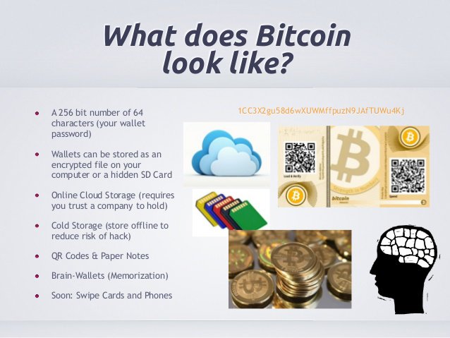 bitcoin look like