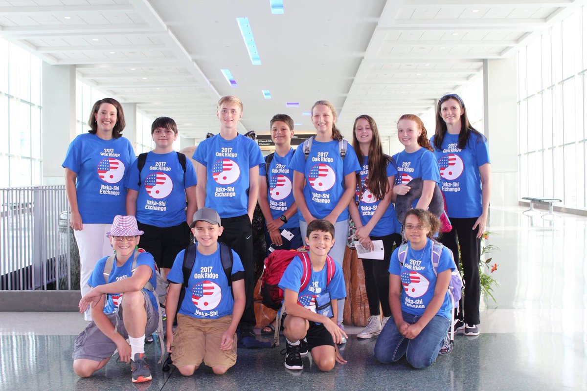 Julie Kinder Mcmillan Ed D Oak Ridge Naka Shi Japan Exchange Is Underway Orschools Rms Ors Jms Eagles