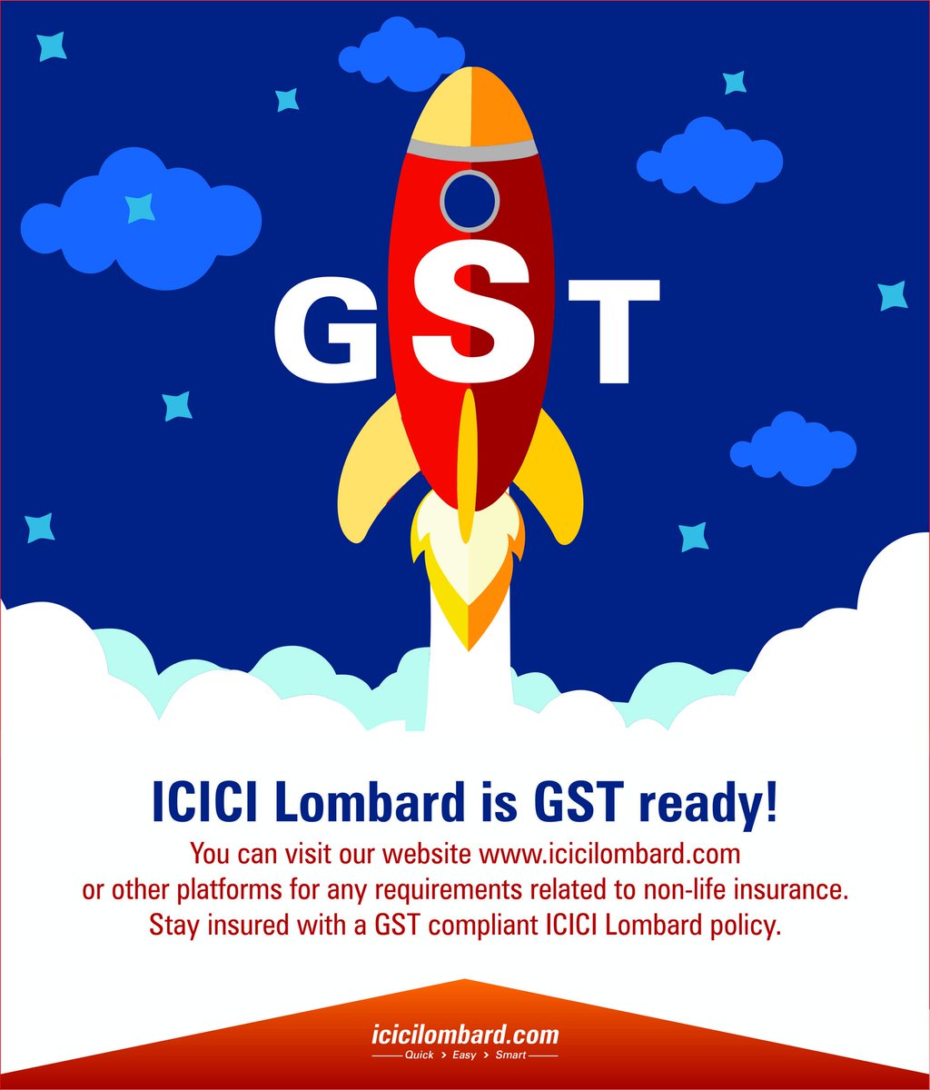 ICICI Lombard GIC on Twitter "ICICI Lombard is now GST ready. 