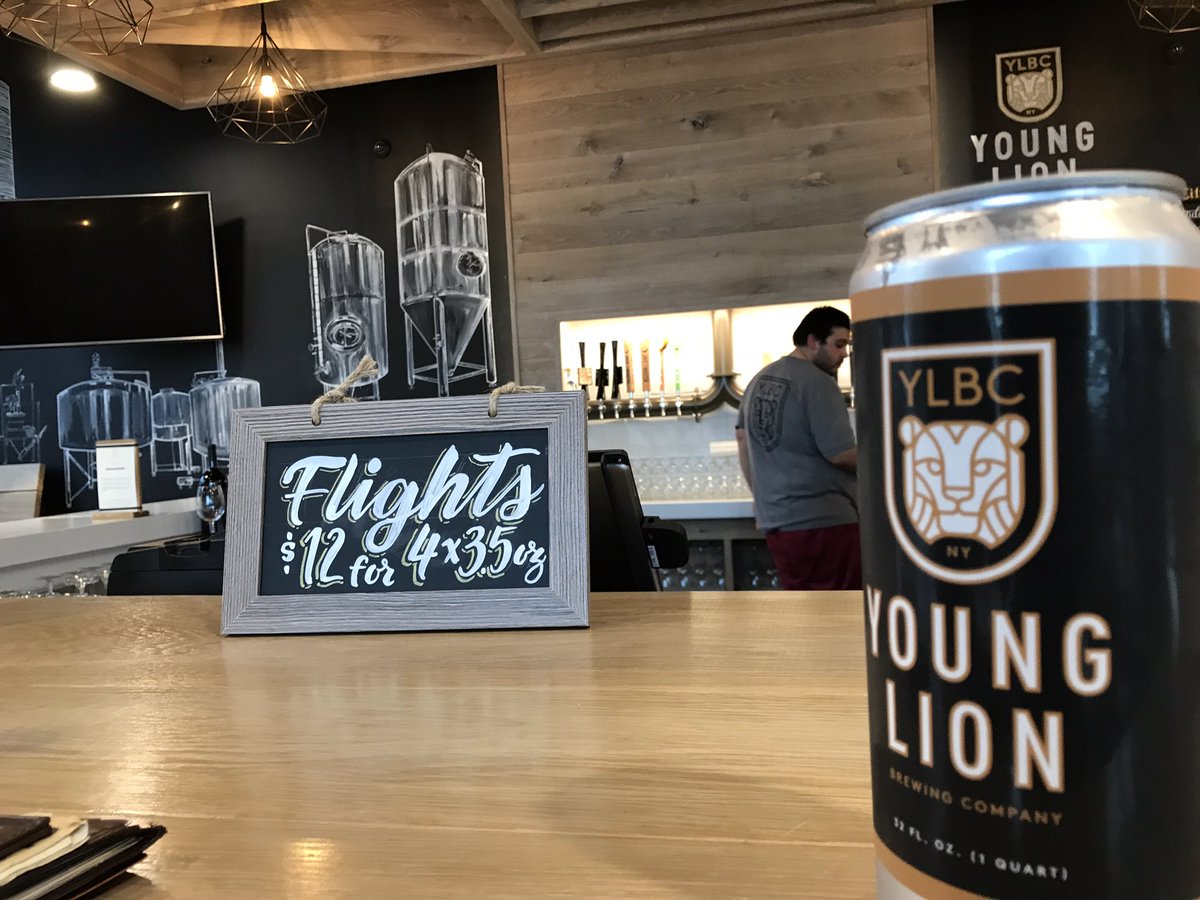 SeizeTheWeekday's tweet image. Best logo @YoungLionBrew
