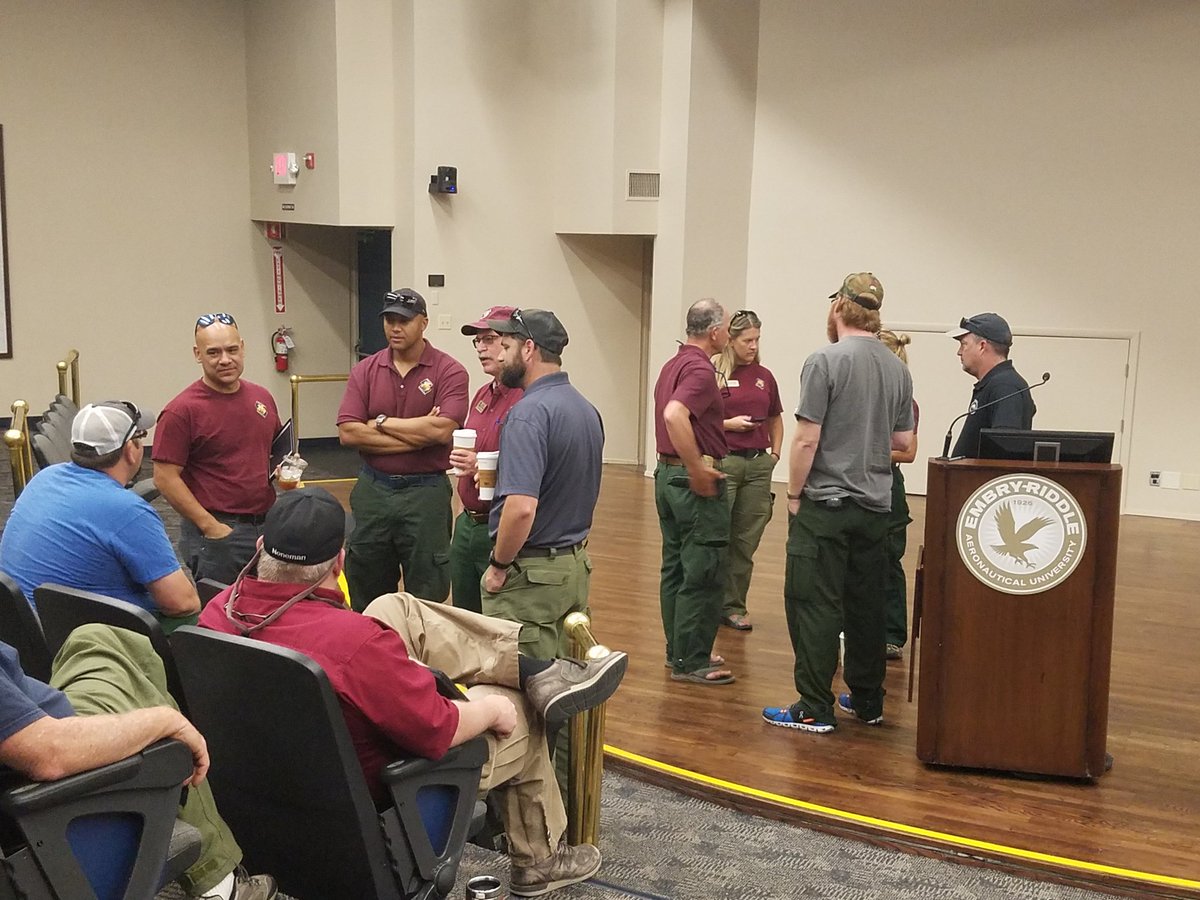 Morning briefing <a href="/EmbryRiddle/">Embry-Riddle Univ</a>  ...The Team is on standby