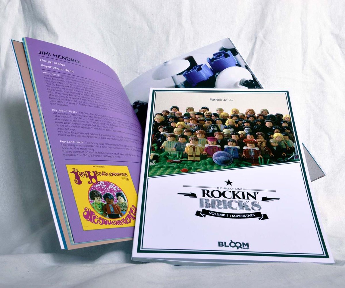rockinbricks's tweet photo. Check out Rockin' Bricks book in our store, many more items available for music and lego fans out there. https://t.co/SnwJNVEwqg https://t.co/VxV4FAgtVP