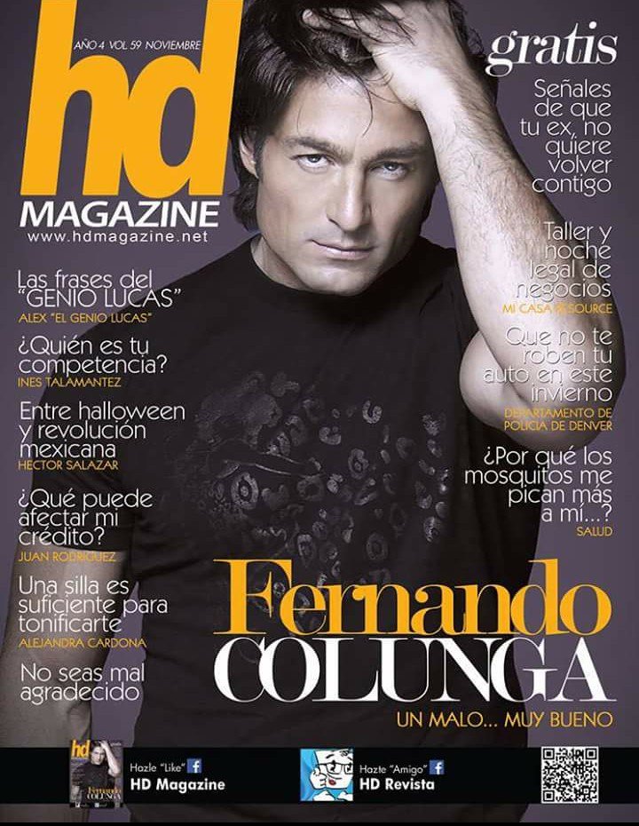 Resultado de imagen de PORTADAS DE REVISTA FERNANDO COLUNGA