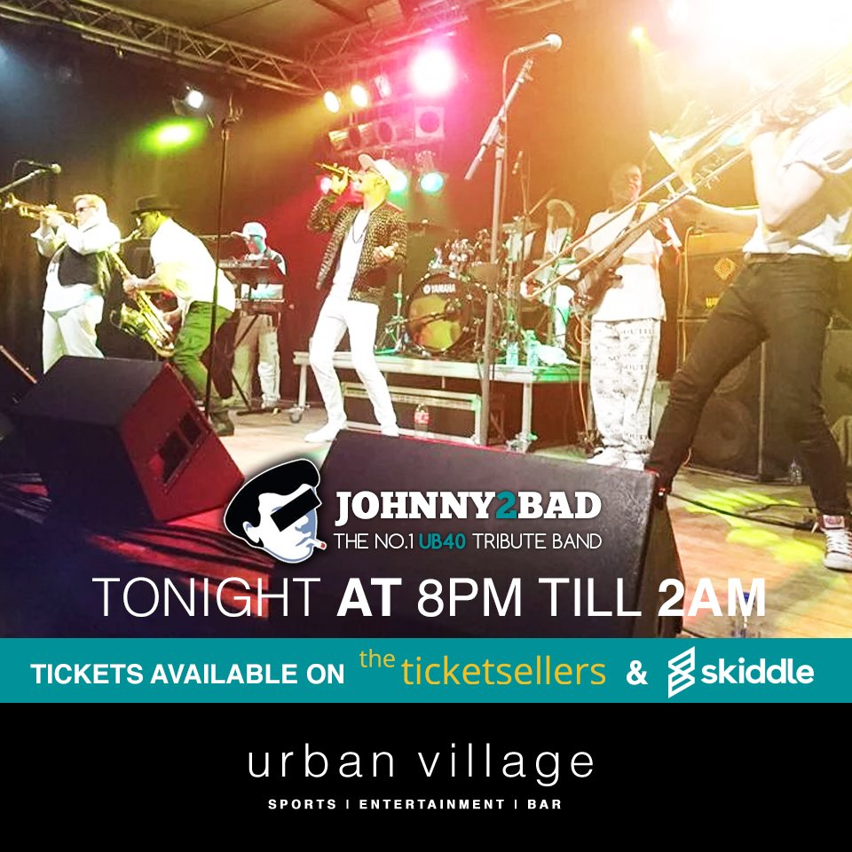 UrbanVillageBar's tweet photo. *JOHNNY2BAD @UrbanVillageBar BAR TONIGHT* get your tickets now! via
https://t.co/JM25yES8Dl OR https://t.co/6FwopbnAEG
#reggae #brum #uvb https://t.co/V5KfAHDRYE