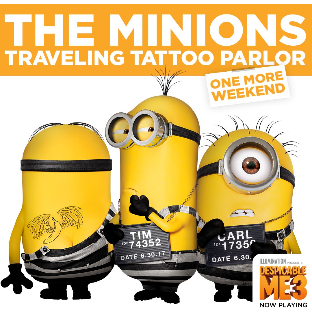 Amazon.com: Minions 2 Assorted Design Multicolor Tattoo Sheets - 8
