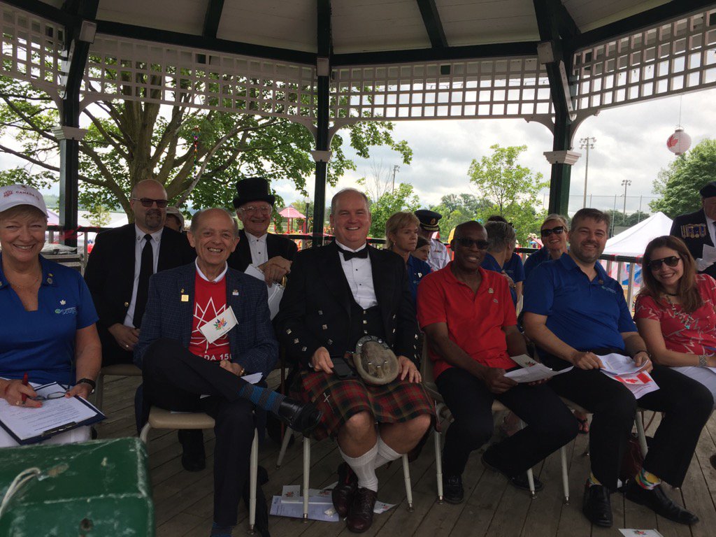 PaulAllore's tweet photo. Chief LaRocca., Mayor Rowett, MPP Anderson, MP O'Toole, Chair Anderson, Councillor Drew - Canada Day @TwpofScugog https://t.co/H0FMnbWVqH