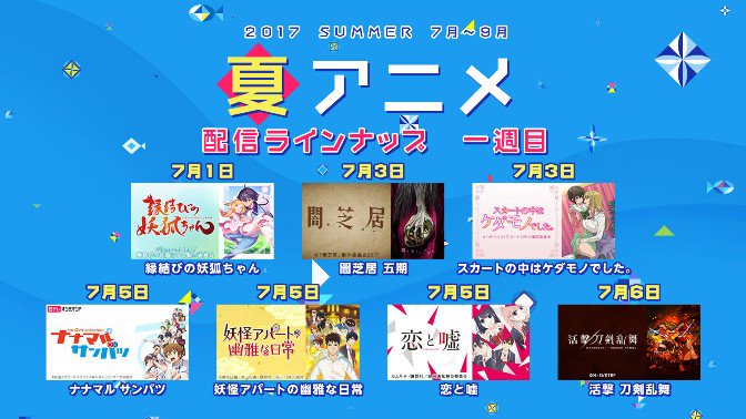 50 素晴らしい17 夏 アニメ ニコニコ アニメ画像
