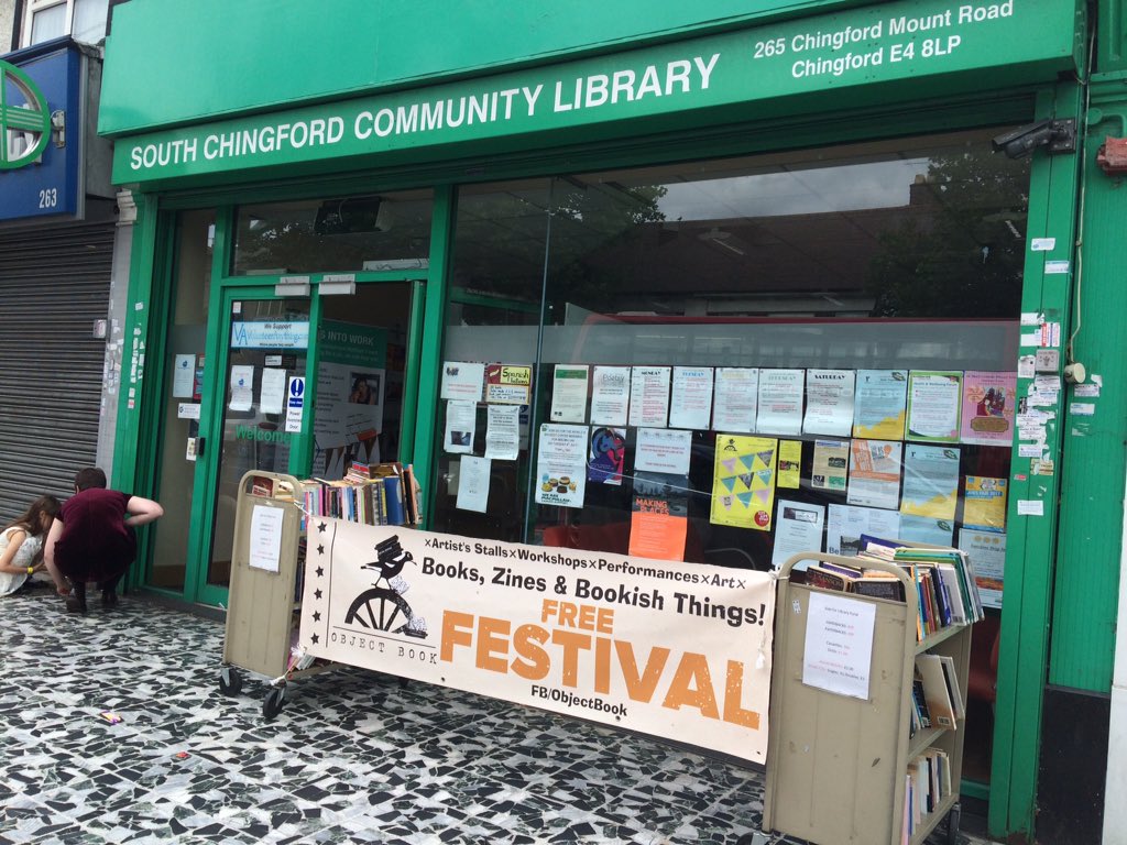 Object_Book's tweet image. Here we are, raving away! @E4Library