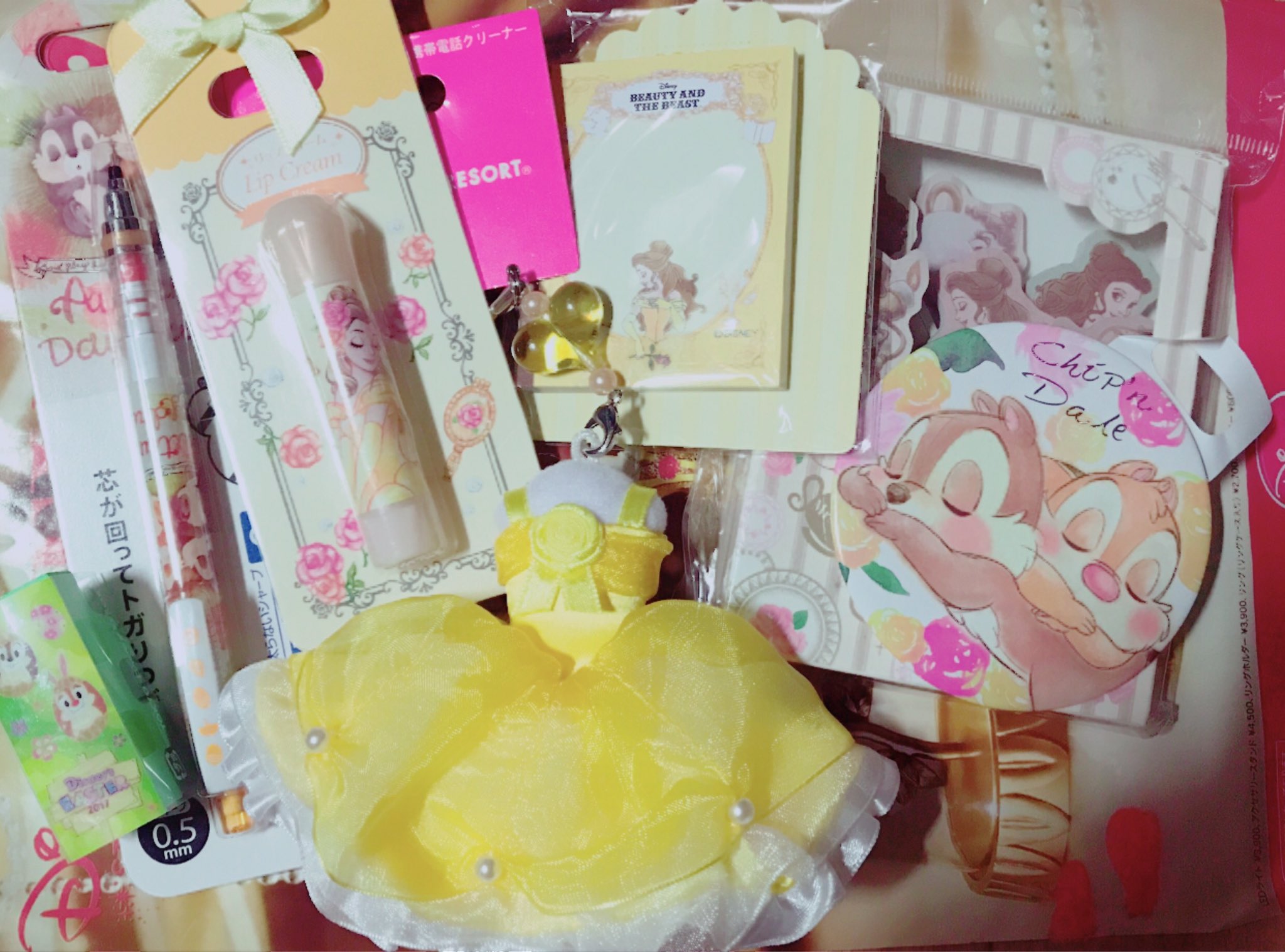 Shiho マイペース 喜んでくれるかなぁー だいぶ前に買ったやつだけど笑笑 美女と野獣 ベル チップとデール ディズニー ディズニーストア お土産 誕プレ T Co Qv3ljcthw0 Twitter