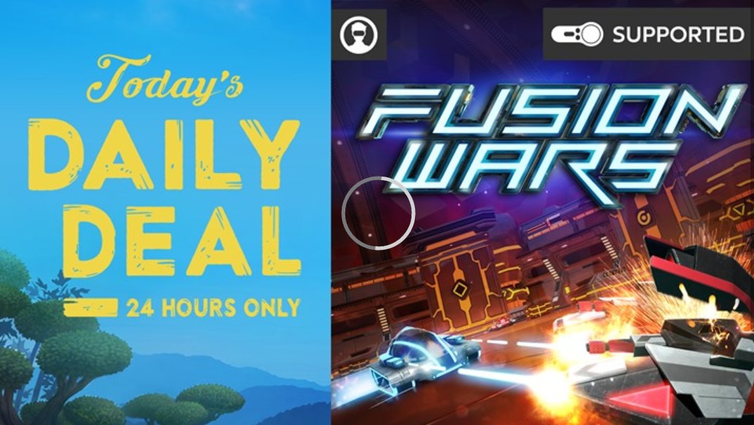 fusionwars's tweet photo. Don't miss this awesome daily deal.
Buy @fusionwars today for #Gear #VR and join the fight! https://t.co/HJGWvz7JCU https://t.co/l7FF2SQMqD