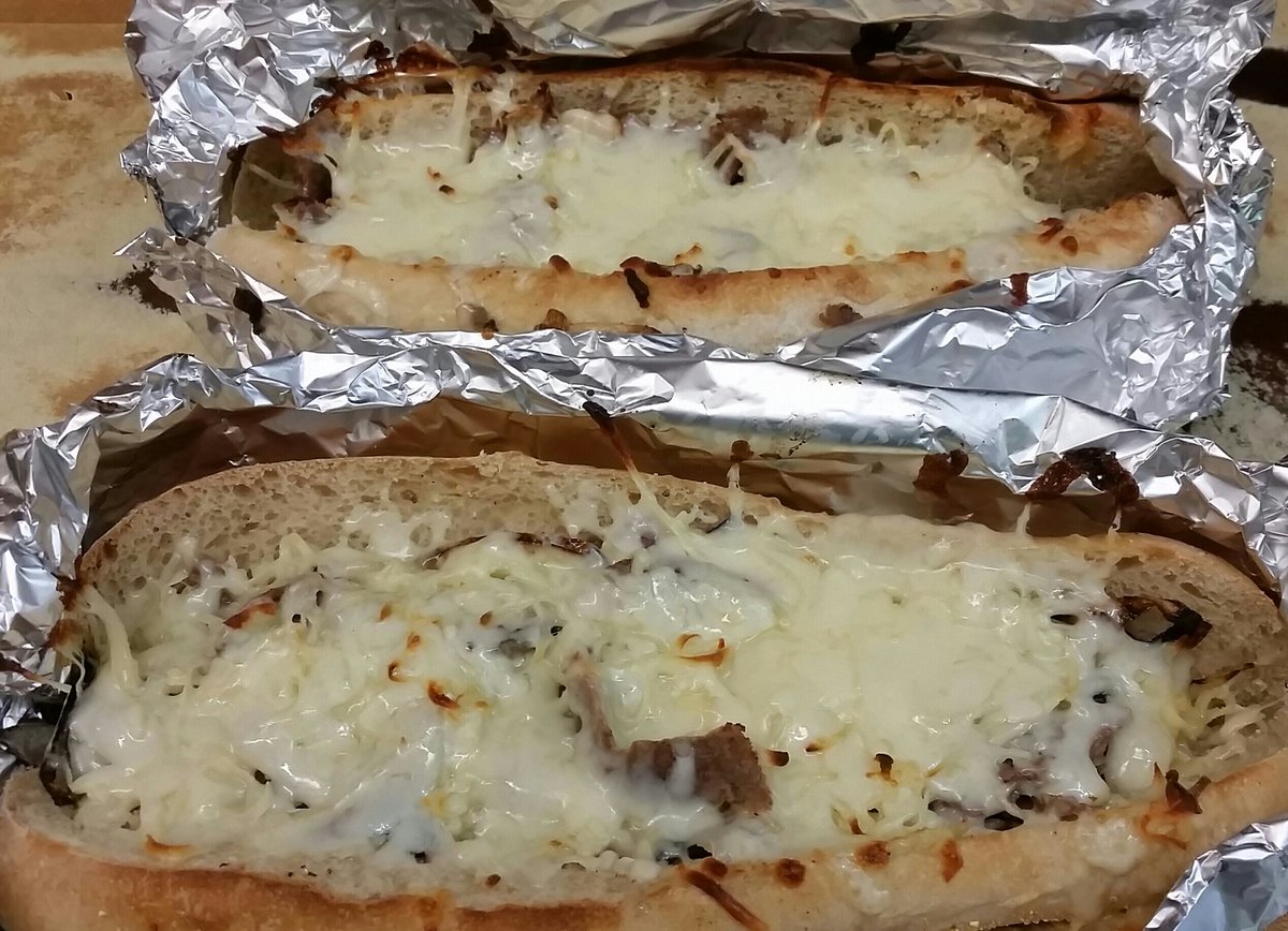 Original_Pizza's tweet photo. Steak subs https://t.co/L1Ch0c1DbK