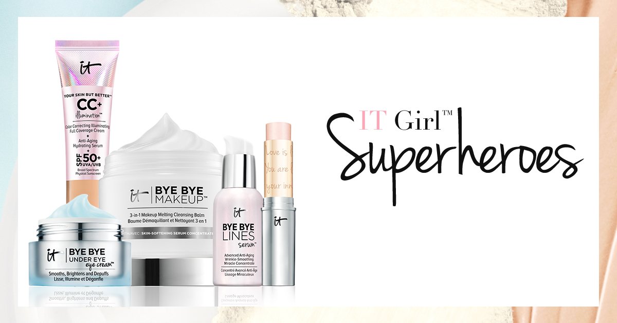 Become an IT Girl Superhero to share your love of <a href="/ITCosmetics/">IT Cosmetics</a> (and win prizes!). Click here to sign up: #entry - sot.ag/6r6Dm