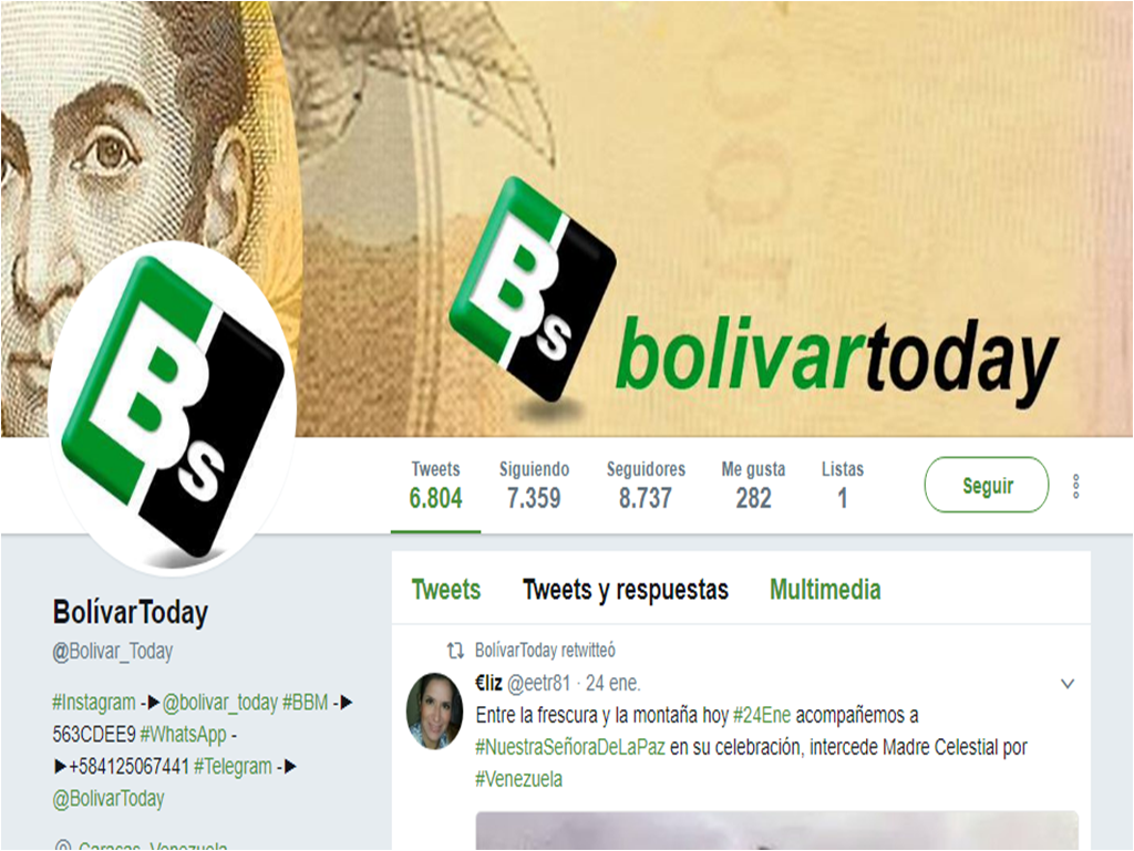 ElPollero12K's tweet photo. ¿y qué pasó con la cuenta 👉 @Bolivar_Today 👈? 🤔
¿Otra "iniciativa" de los #Cec4f os, que no sirve? 😅😂😂 https://t.co/PT0OxT5TMW