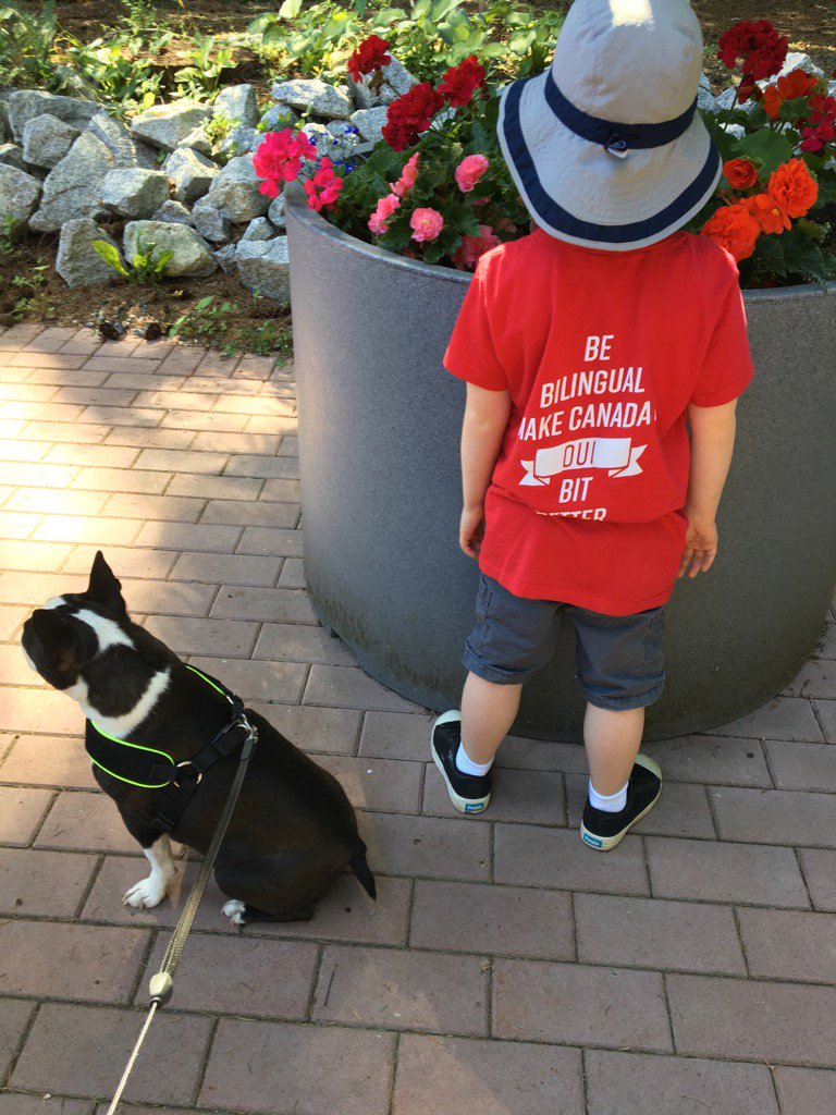 rubythebt's tweet image. My boy and I wish you a happy Canada Day!