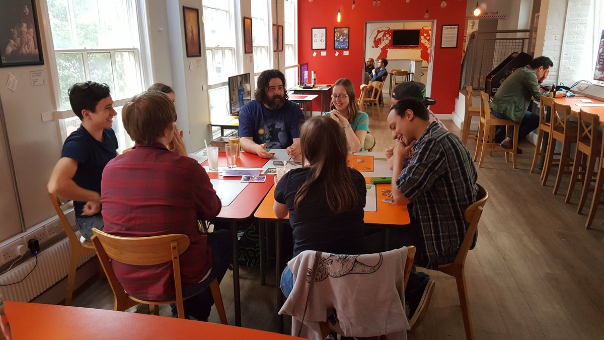 Saturday night Avalon 🎮🎲 #boardgames #cafebar