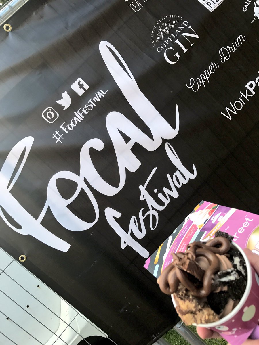 Had a blast at <a href="/FocalFestival/">Focal Festival</a> this afternoon thanks to <a href="/spoon_street/">Spoon Street®</a> !

Loved my Chocolate Brownie Frozen Yogurt too!