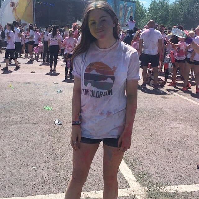 PiecesOfKate1's tweet image. Massively proud of my daughter doing the #colorrun2017 today ❤️🏃🏻‍♀️