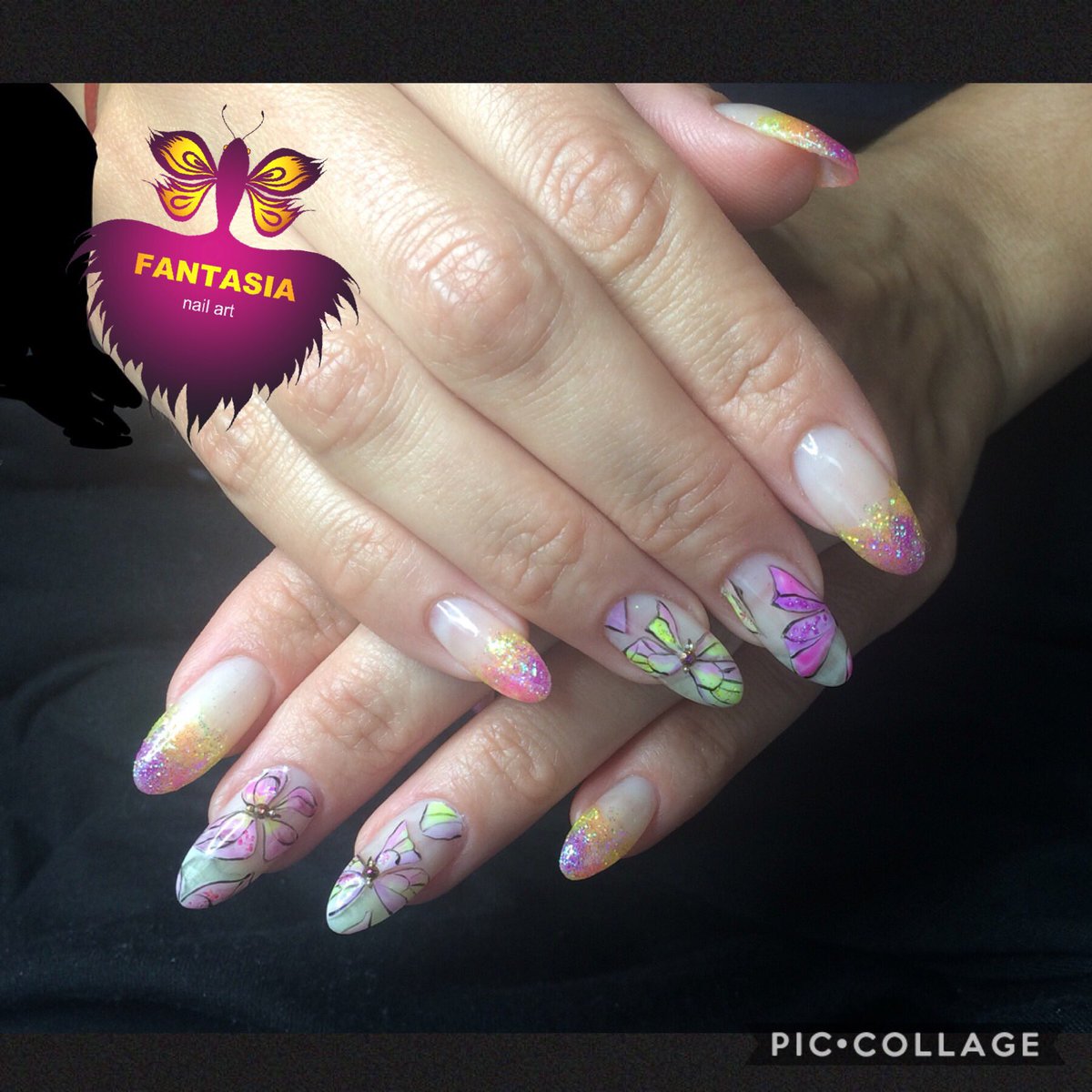 FantasiaNsD's tweet photo. Ready for my 35th
#nailtech #naildesign #butterfly #glitter #polypolish #gelnails #torontonails #nailswag #birthdaymani https://t.co/48R9joDqsH