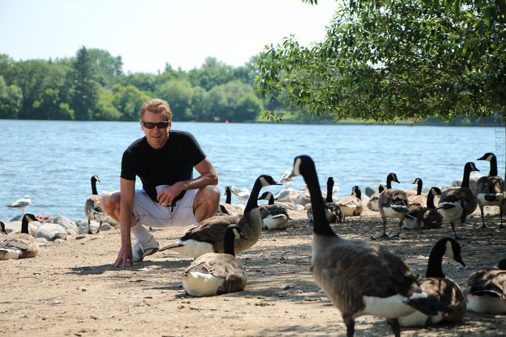 Hanging with Canada Geese on Canada Day!
😄