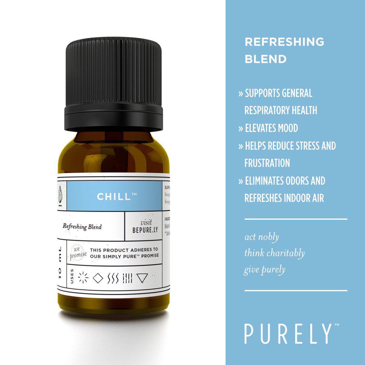 OPurely's tweet photo. Who is ready to Chill™ out with our newest essential oil blend? https://t.co/CQaBy6Tpg8 ❄️ #chill #refreshingBlend #essentialoil #livepurely https://t.co/ZKZZWsXSVO