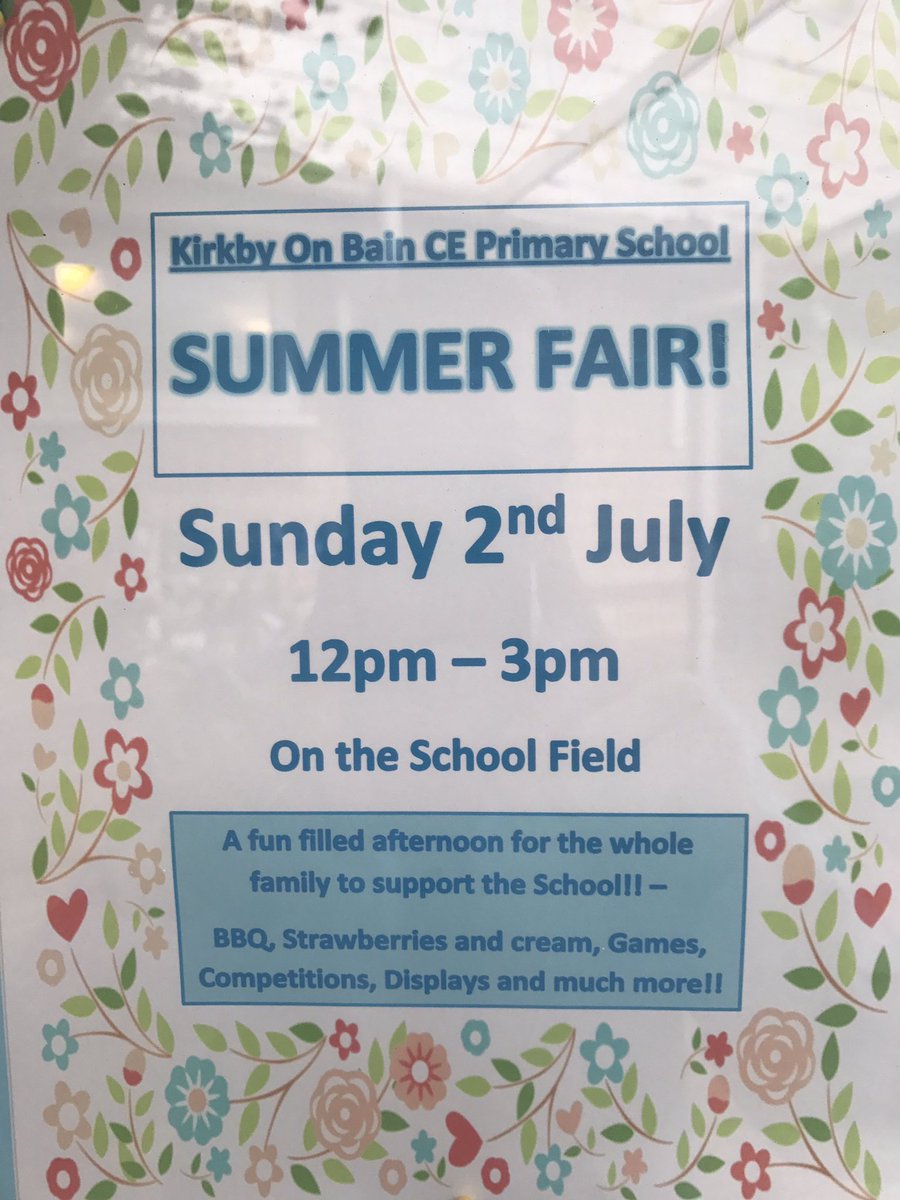 KOBPrimary's tweet image. The wait is nearly over! It's our summer fair tomorrow from 12-3pm. Barbecue, games, stalls and more. Please do come along and join the fun.