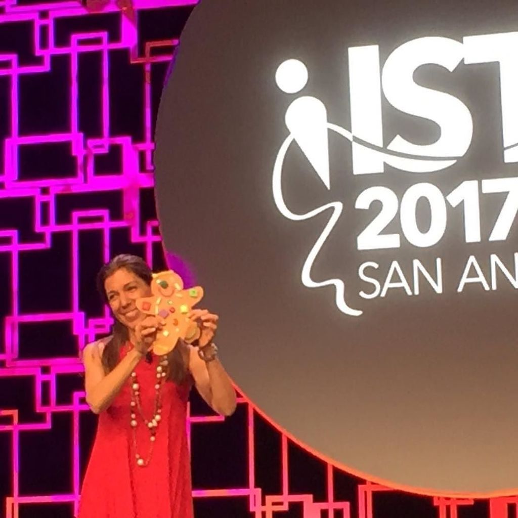 What a thrill to share the story of our class traveling Gingerbread Man on the stage at the ISTE Conference in San… ift.tt/2twBGwm