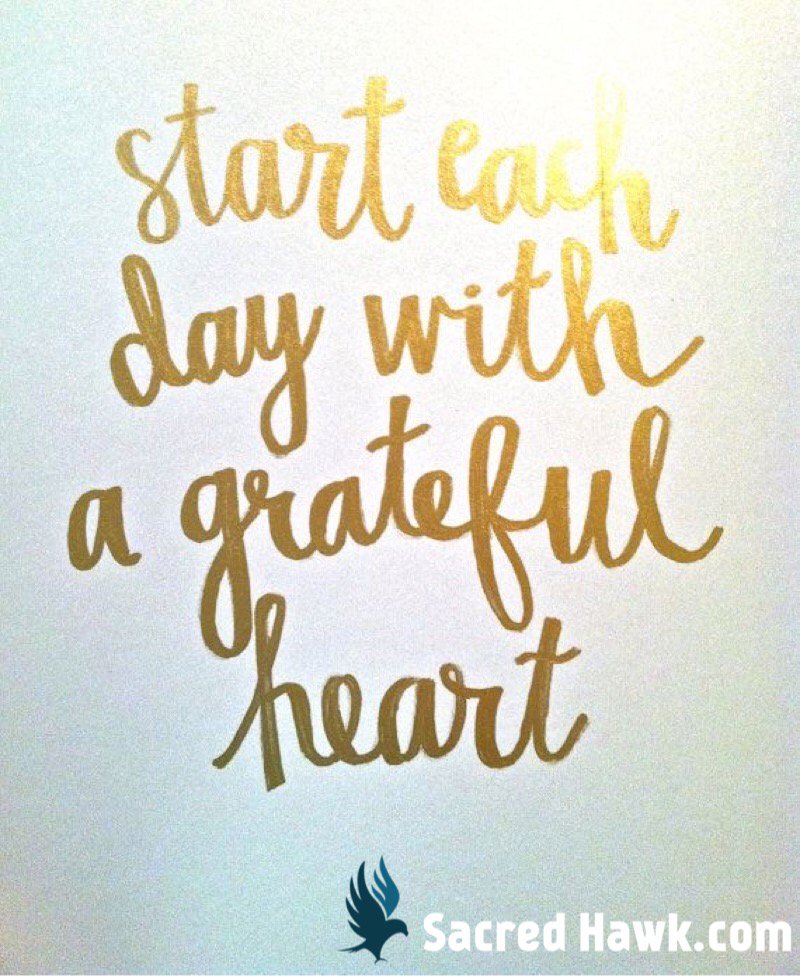 SacredHawks's tweet photo. Start each day with a grateful heart. https://t.co/OUE5japcip #SacredHawk #EnergyHealing #RobynLev https://t.co/SNNW073eTS