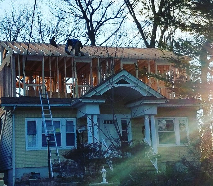 rtjconstruction's tweet image. Adding a level to a house. This will be a series of pictures so stay tuned - watch the progress. RTJ Construction in Paramus NJ