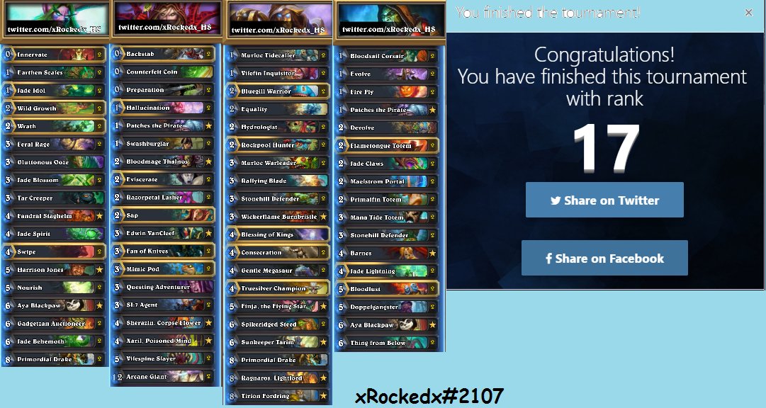 xRockedx_HS's tweet photo. Hm da geht wohl mein Fluch Top 32 weiter
Feels Bad Men !
#neverlucky #Hearthstone #strivewire #eNgage https://t.co/WUECPJyP22