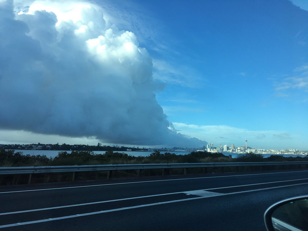 I've never seen clouds so tall! #lookoutAuckland