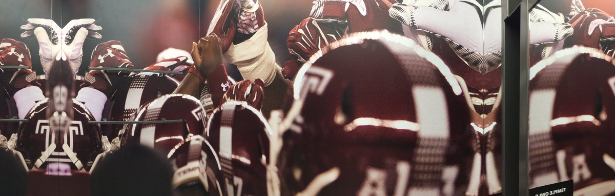 SWAGcoordinator's tweet photo. PLEN']['Y of love for @Temple_FB at the @UnderArmour store in Center City! #UAPhilly https://t.co/iI7bGU9212