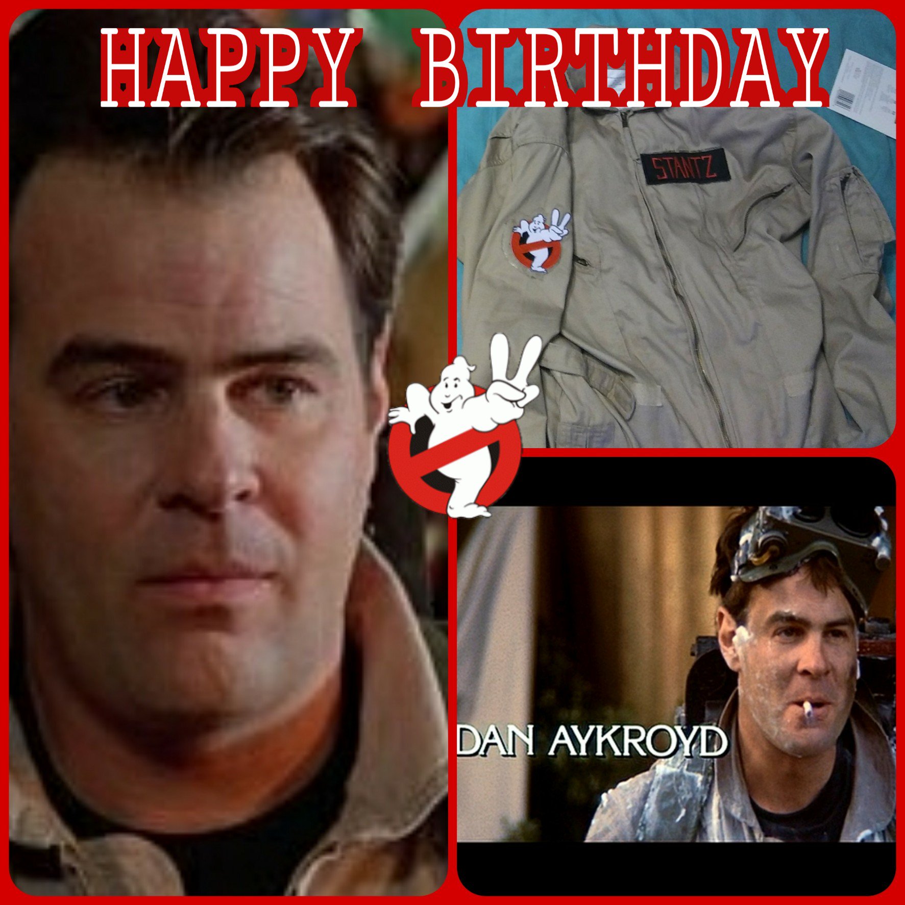  Happy Birthday to you Mr Aykroyd! You are truly the heart of the Ghostbusters! 