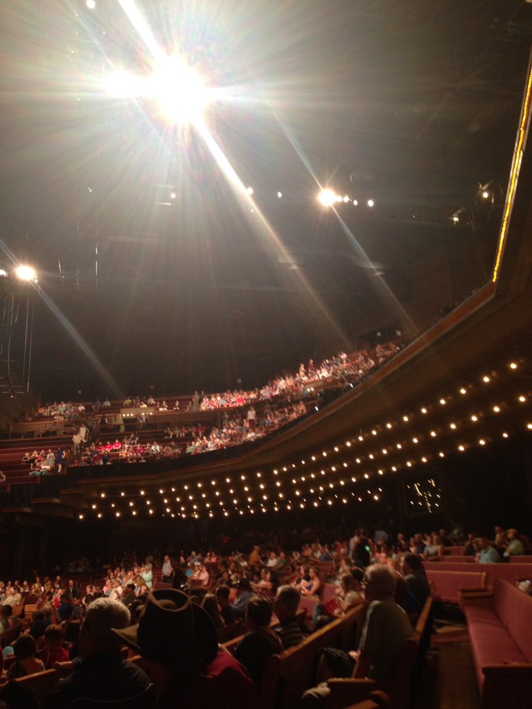 TheeLexHeberle's tweet photo. Grand Ole Opry tonight, Section 7, Row M, Seat 6 just trying to represent Montana! #OPRY https://t.co/HZcCrIAvU6