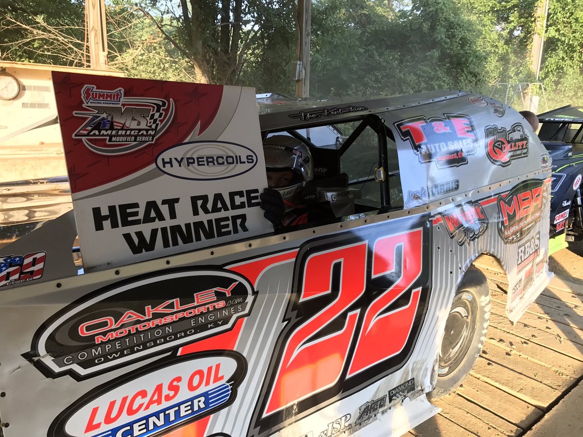 AMSmodified's tweet photo. HyperCoil Heat Three Winner, Josh Harris. He redrew a P4 for tonight's feature.  #HYPERCOIL #AMS https://t.co/RCgF8lnyo1