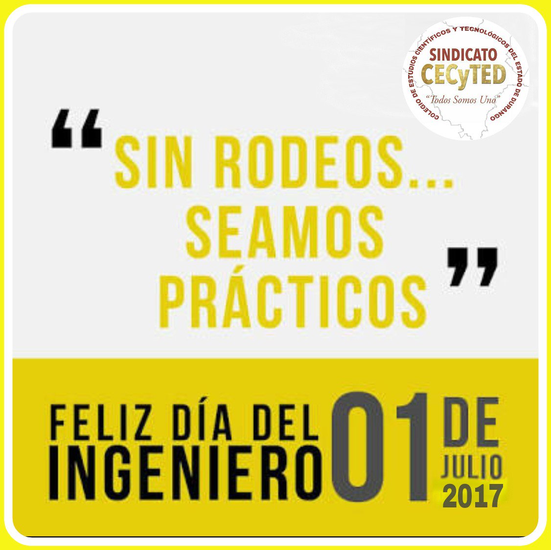 SICECyTEDD's tweet photo. #FelizDiaDelIngeniero https://t.co/y7iU8nq7aa