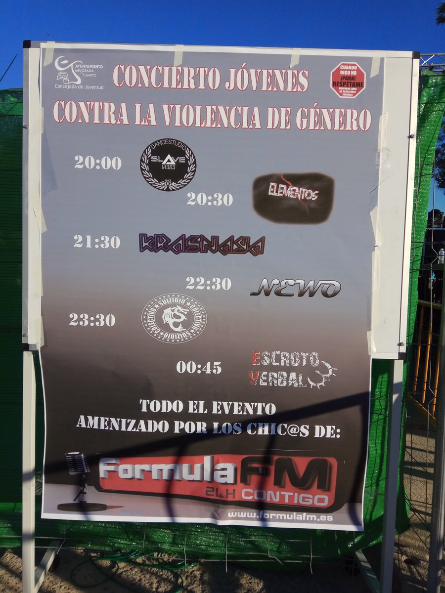 Formula_FM's tweet image. 🆙¡Hoy hemos estado animando un concierto en Mejorada del Campo!  🔊 ¿Cuál será la siguiente? #FormulaSummer