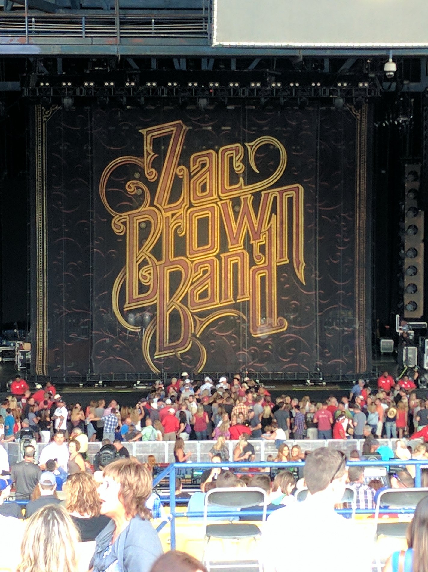 Happy birthday Grams! Love you! (@ Marcus Amphitheater - for Zac Brown Band)  