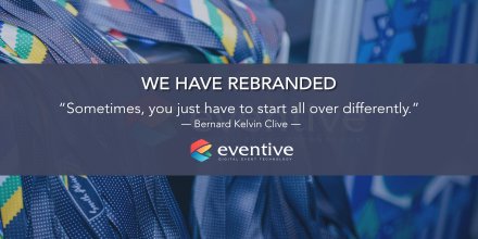 "We have rebranded". We're on a journey #eventprofs. Join us as we rediscover and realign. More exciting news to follow.