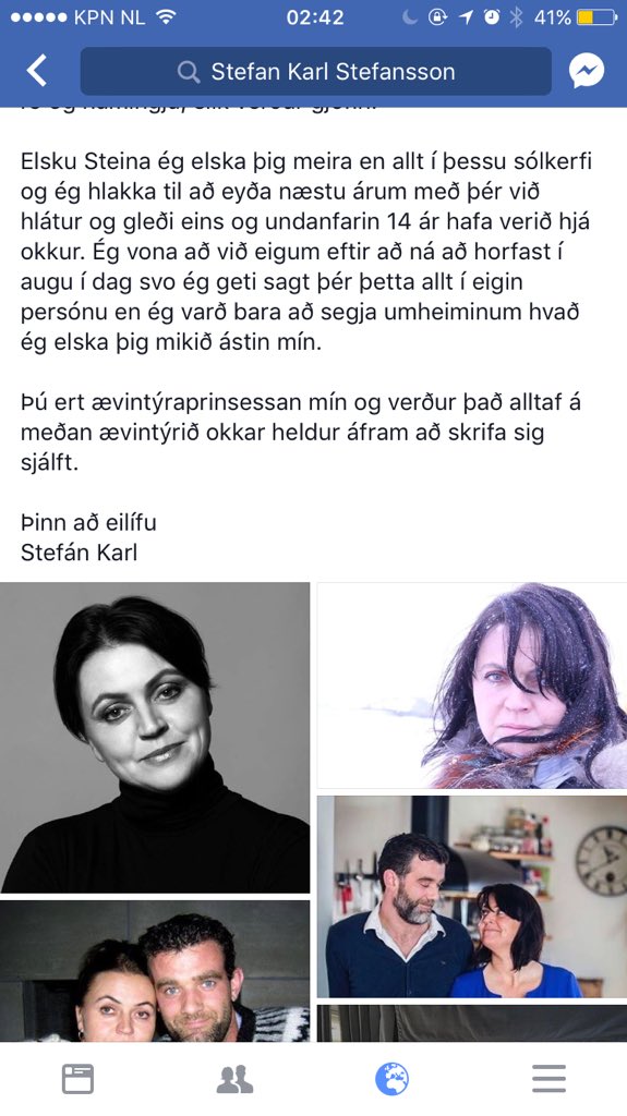 getum við öll bara farið þakklat upp i rum i kvöld