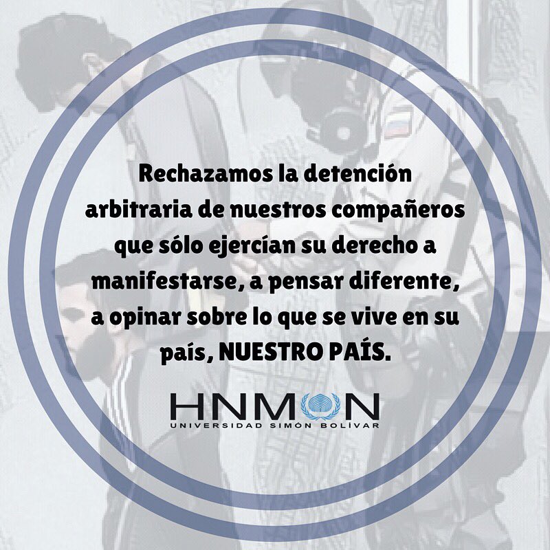 USBHNMUN's tweet image. COMUNICADO OFICIAL. #LiberenALaSimón