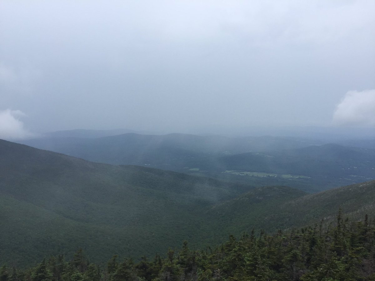 nlwalth's tweet photo. Managed to still get a great hike in despite the rain. There were some intense steep areas in there! @kwamser #hikeNH #npbos https://t.co/GPvD4ecYLt