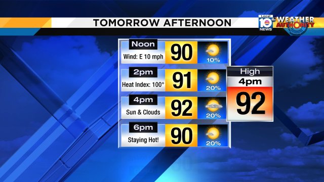 A Saturday repeat when it comes to the weather forecast for tomorrow in #SouthFlorida #BeachDay on #Sunday #Flwx https://t.co/hvKESHZlCy