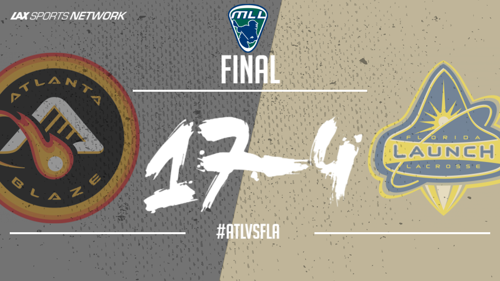 MLL_Lacrosse's tweet photo. A rare one-sided win in #MLL tonight #ATLvsFLA https://t.co/E2qMRTlB3V