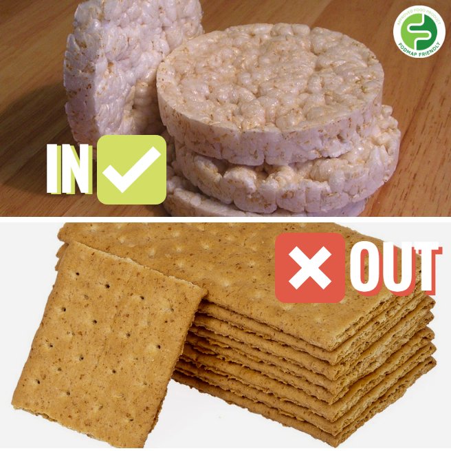 FODMAP_Friendly's tweet photo. #SUNDAYSWAPS Swap IN RICE CAKES, swap OUT wheat biscuits! https://t.co/C3D7Hqyvxn