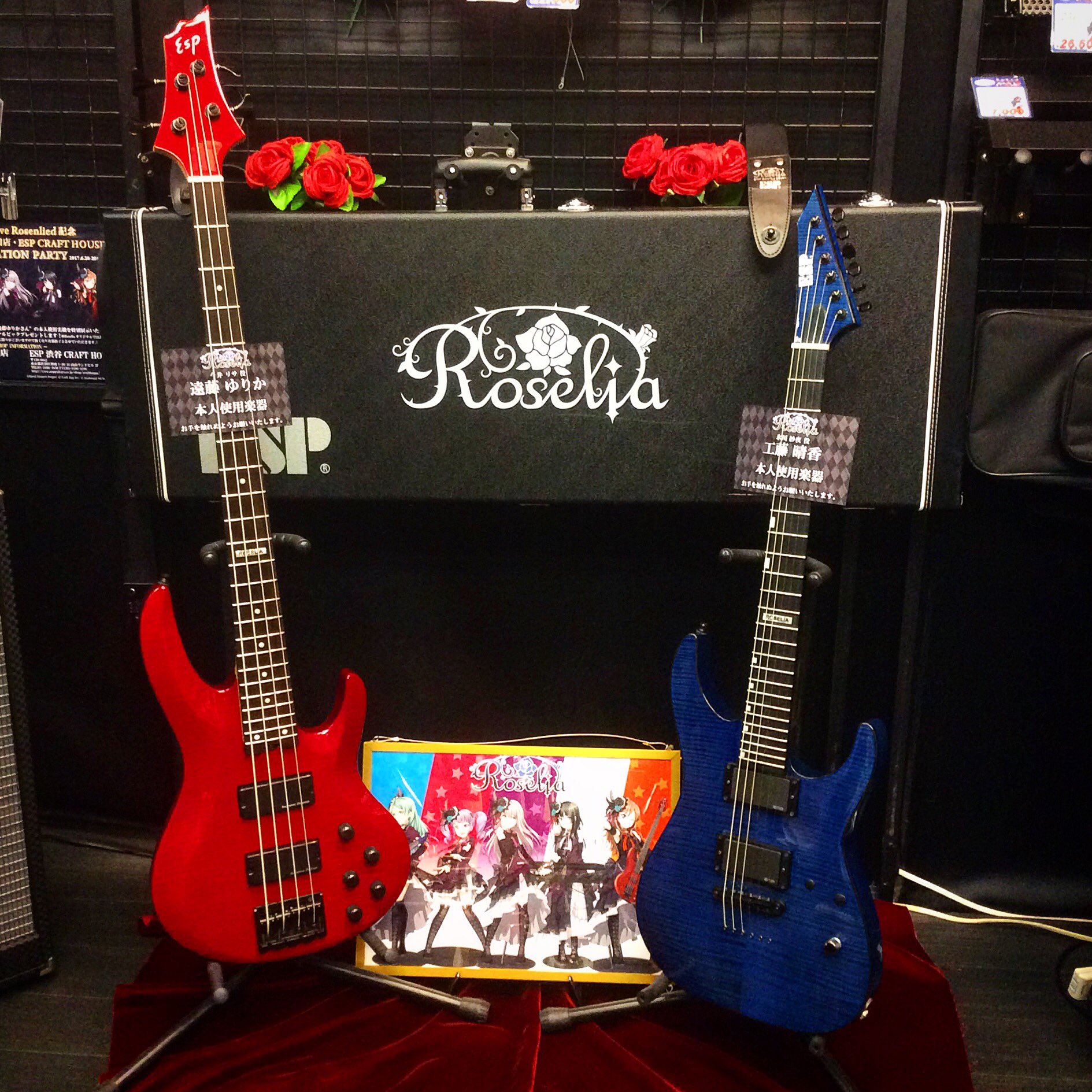 ESP x バンドリ! Roselia 今井リサ 遠藤ゆりか ベース ESP x バンドリ! Roselia 今井リサ 遠藤ゆりか ベース