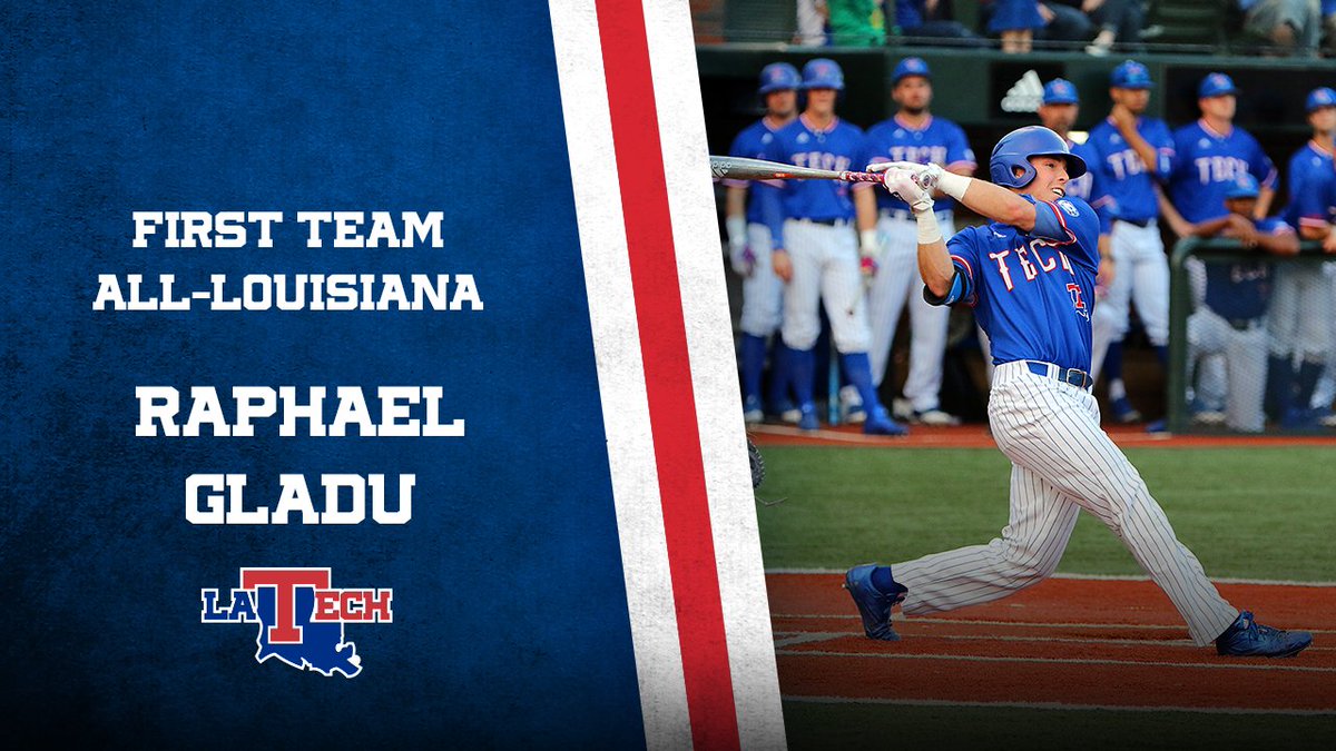 LATechBSB's tweet photo. Congratulations to Raphael Gladu for being named First Team All-Louisiana! https://t.co/ihPeaIEfmb